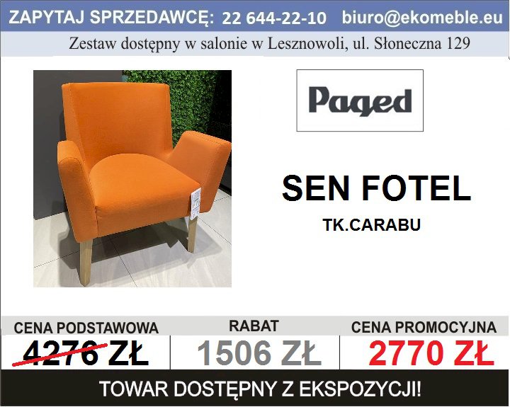 Paged - Fotel Sen