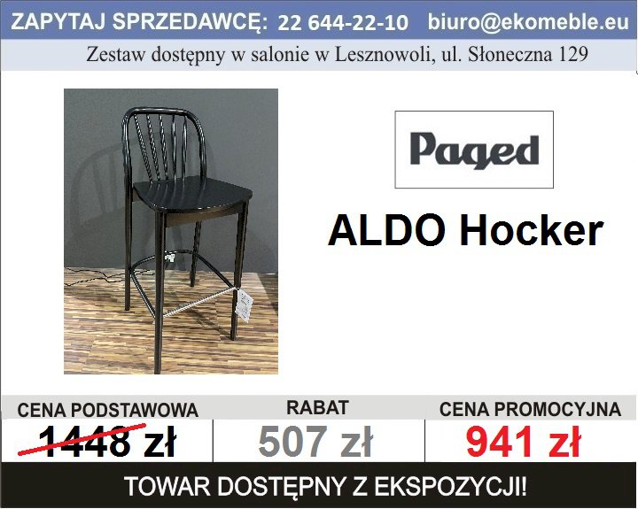 Paged - Aldo Hocker , buk czarny