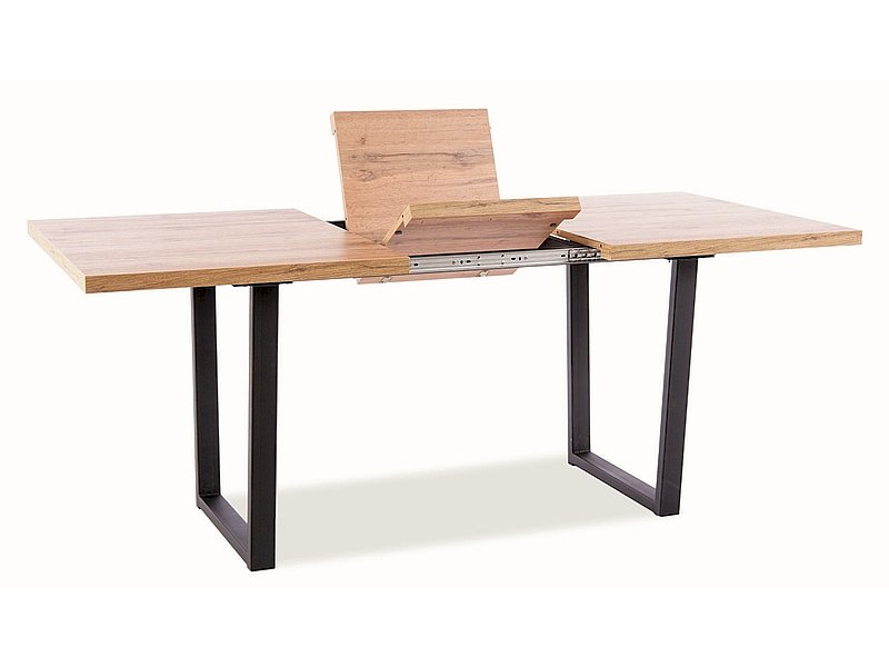 STÓŁ VITO DĄB ARTISAN/CZARNY 140(180)X85