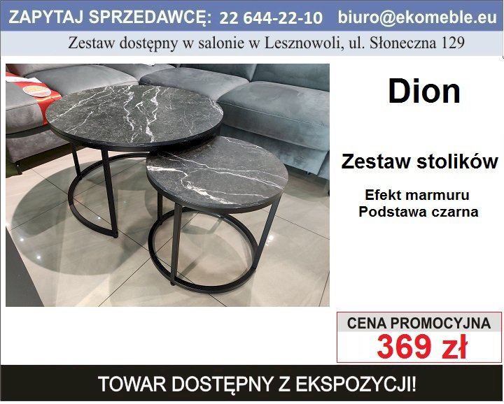 Signal - Zestaw stolików Dion