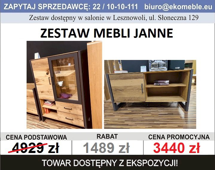 ZESTAW MEBLI JANNE