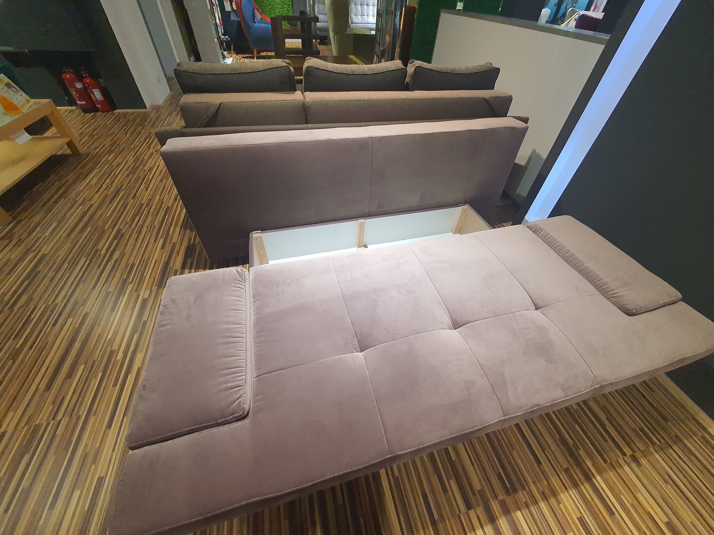 MEBLOMAK - CELANO - SOFA Z FUN. SPANIA I POJEMNIKIEM