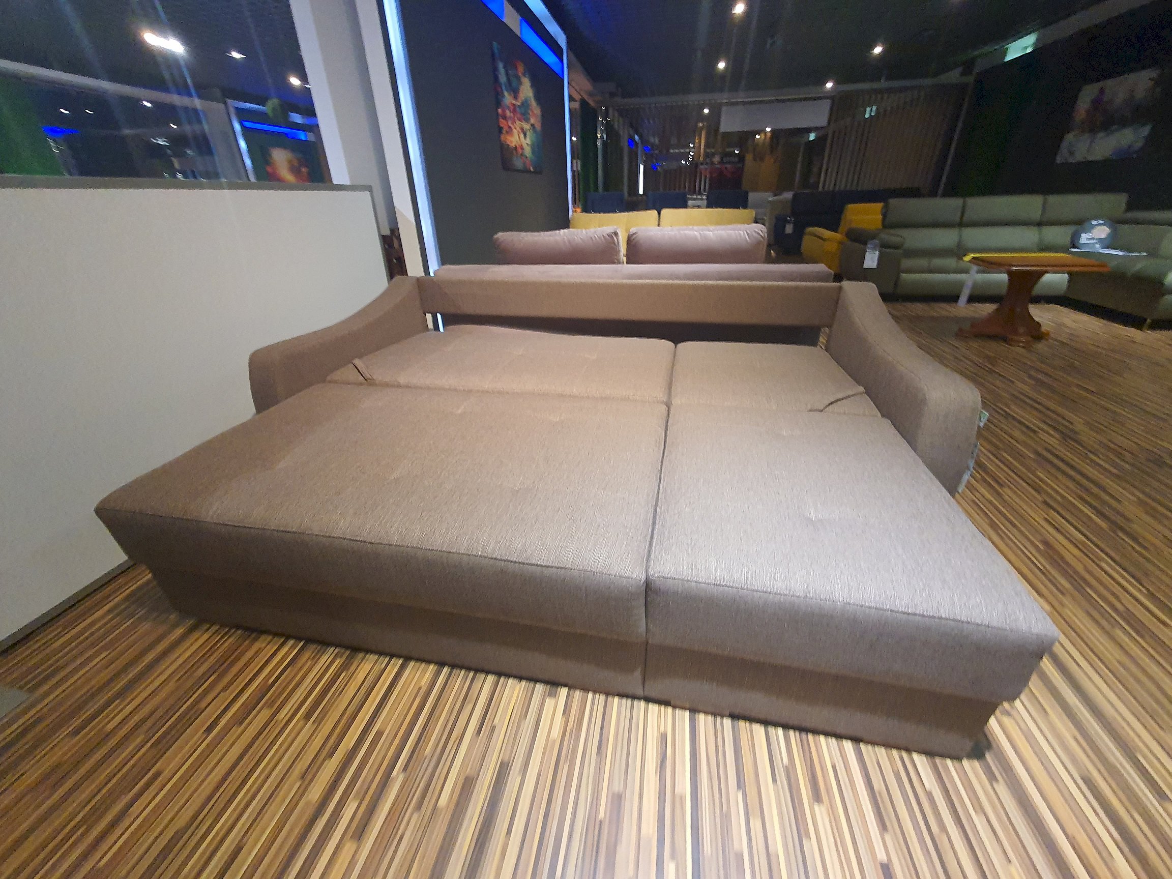 UNIMEBEL - VENETO - SOFO-NAROŻNIK ROZKŁADANY Z FUN. SPANIA I POJ. TK. ARTEMIS 3/5