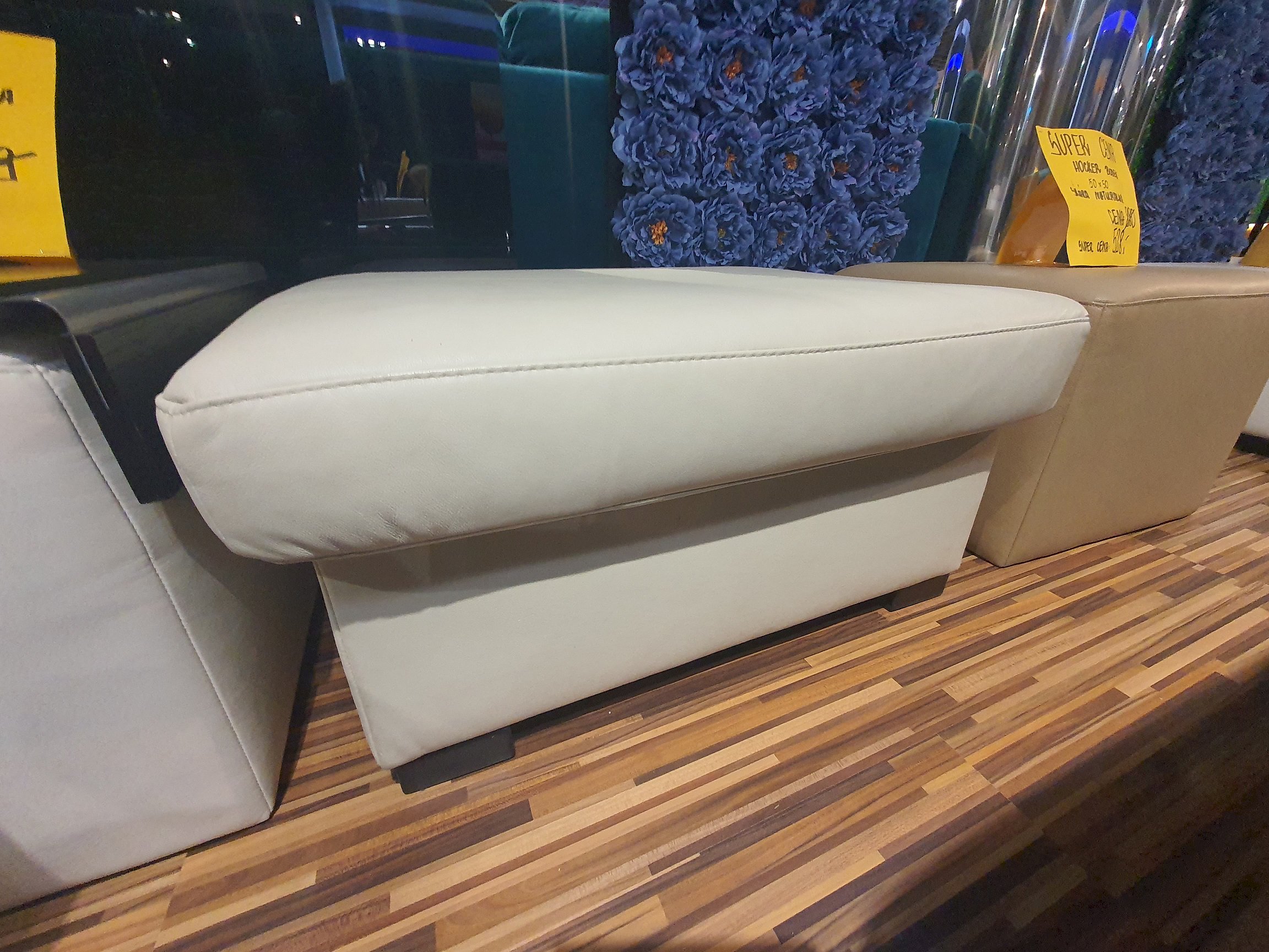 ETAP SOFA - TRENTINO - HOCKER - 80 X 60, SKÓRA 