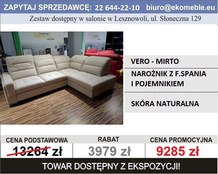 MIRTO - NAROŻNIK Z F. SPANIA I POJEMNIKIEM MIRTO - NAROŻNIK Z F. SPANIA I POJEMNIKIEM