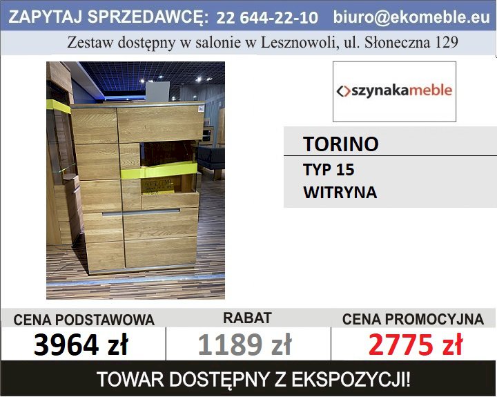 SZYNAKA - TORINO TYP 15 WITRYNA