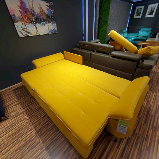 Puszman - Aspen, narożnik z f.spania i pojemnikiem