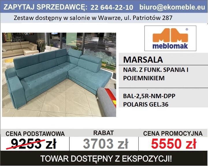 MEBLOMAK - MARSALA - NAR. Z FUNK. SPANIA I POJEMNIKIEM