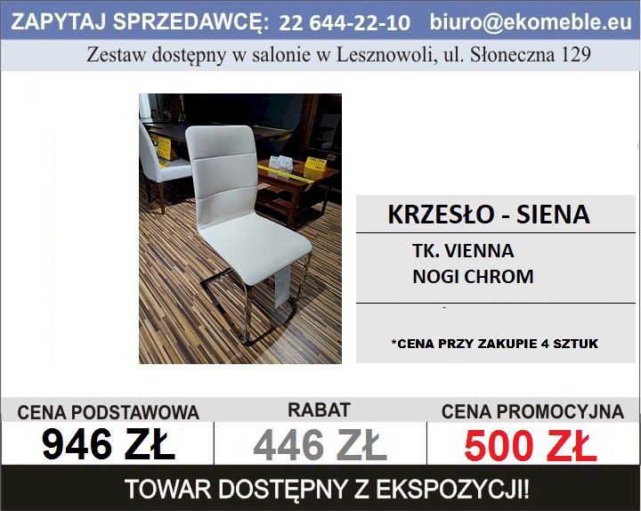 Krzesło Siena 