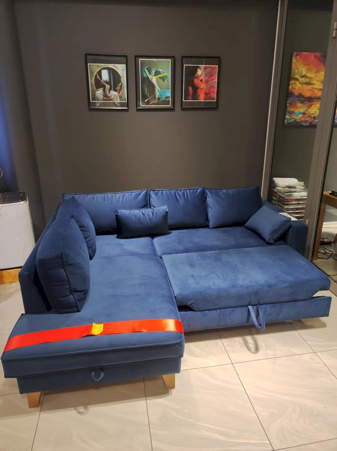 SWEET SIT - NAROŻNIK DAYTONA Z FUNKCJĄ SPANIA I POJEMNIKIEM