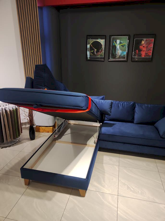 SWEET SIT - NAROŻNIK DAYTONA Z FUNKCJĄ SPANIA I POJEMNIKIEM