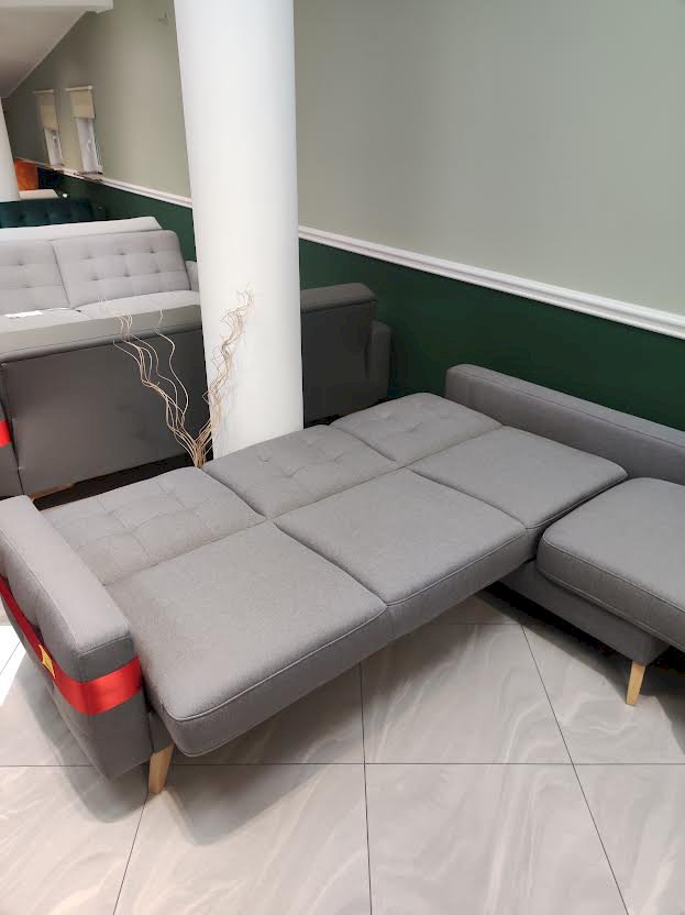 GALA COLLEZIONE - NAROŻNIK NAPPA Z FUNKCJĄ SPANIA I POJEMNIKIEM