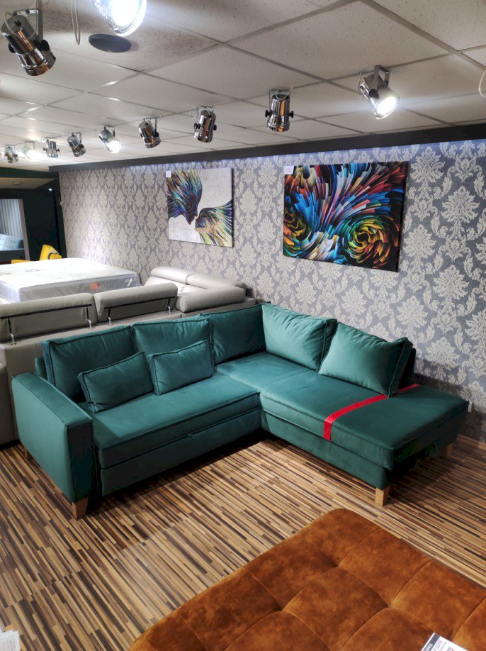 SWEET SIT - NAROŻNIK DAYTONA Z FUNKCJĄ SPANIA I POJEMNIKIEM