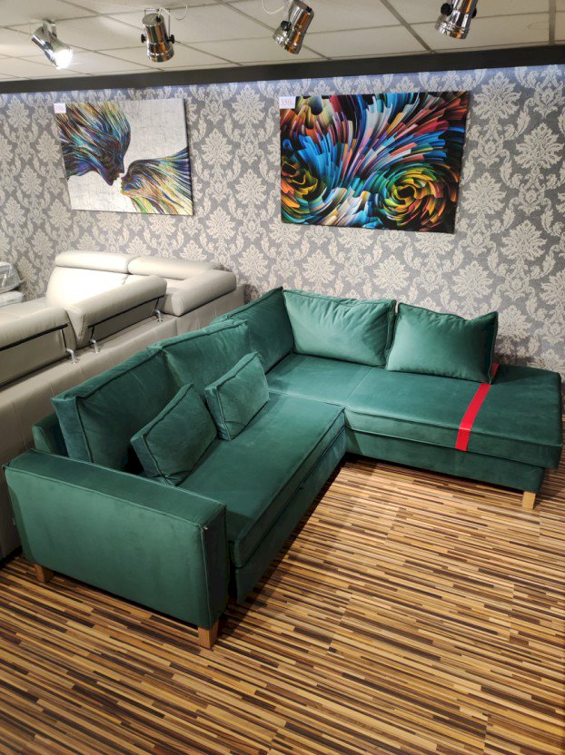 SWEET SIT - NAROŻNIK DAYTONA Z FUNKCJĄ SPANIA I POJEMNIKIEM