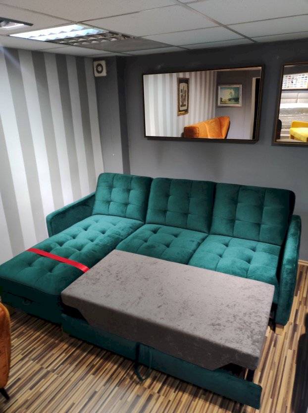 SWEET SIT - NAROŻNIK ELIO Z FUNKCJĄ SPANIA I POJEMNIKIEM