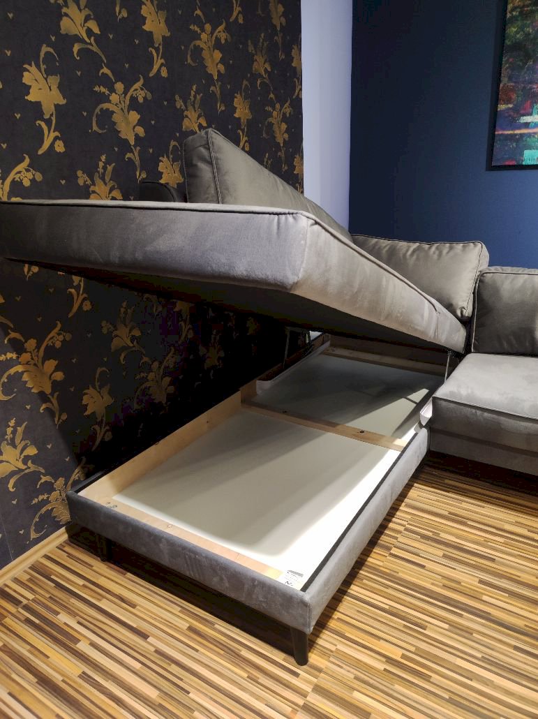 ETAP SOFA - NAROŻNIK LUMBER JACK Z FUNKCJĄ SPANIA I POJEMNIKIEM