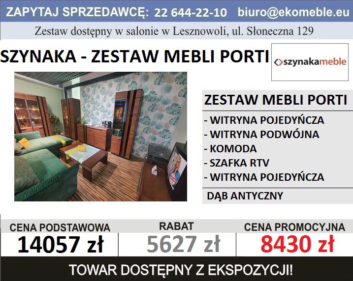 SZYNAKA MEBLE - ZESTAW PORTI