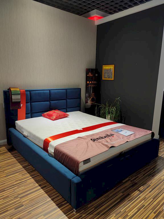 LONDYN ŁÓŻKO 160X200 VEN.VEL. 2941 Z POJEMNIKIEM NA POŚCIEL