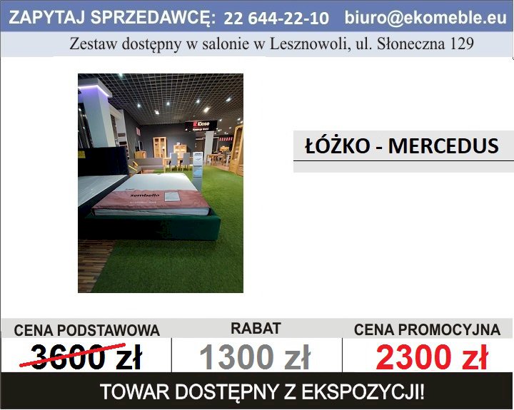 ŁÓŻKO - MERCEDUS