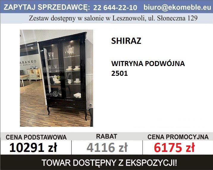 JAFRA - SHIRAZ - WITRYNA PODWÓJNA 2501