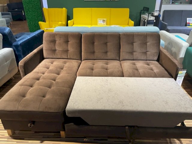 SWEET SIT - NAROŻNIK ELIO Z FUNKCJĄ SPANIA I POJEMNIKIEM, TK. KRONOS 06