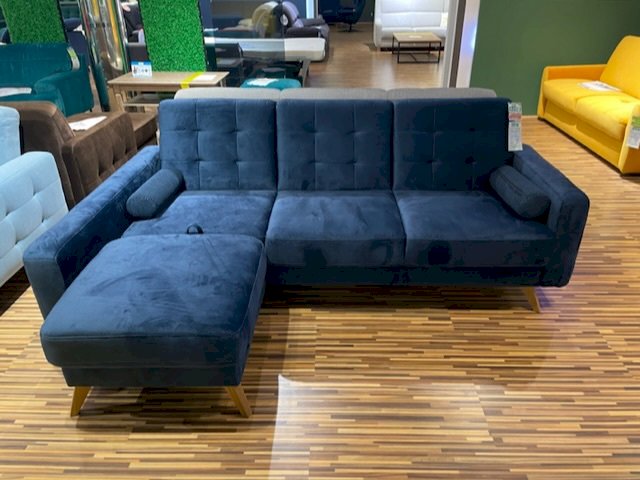 GALA COLLEZIONE - NAROŻNIK NAPPA Z FUNKCJĄ SPANIA I POJEMNIKIEM, TK. MONOLITH 77