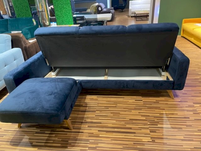 GALA COLLEZIONE - NAROŻNIK NAPPA Z FUNKCJĄ SPANIA I POJEMNIKIEM, TK. MONOLITH 77