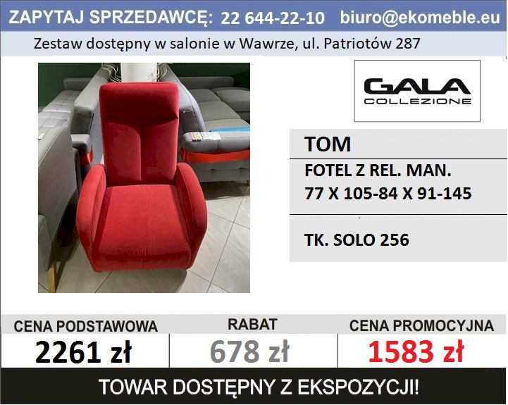 GALA - TOM - FOT. REL. MAN. SOLO 256 GALA - TOM - FOT. REL. MAN. SOLO 256