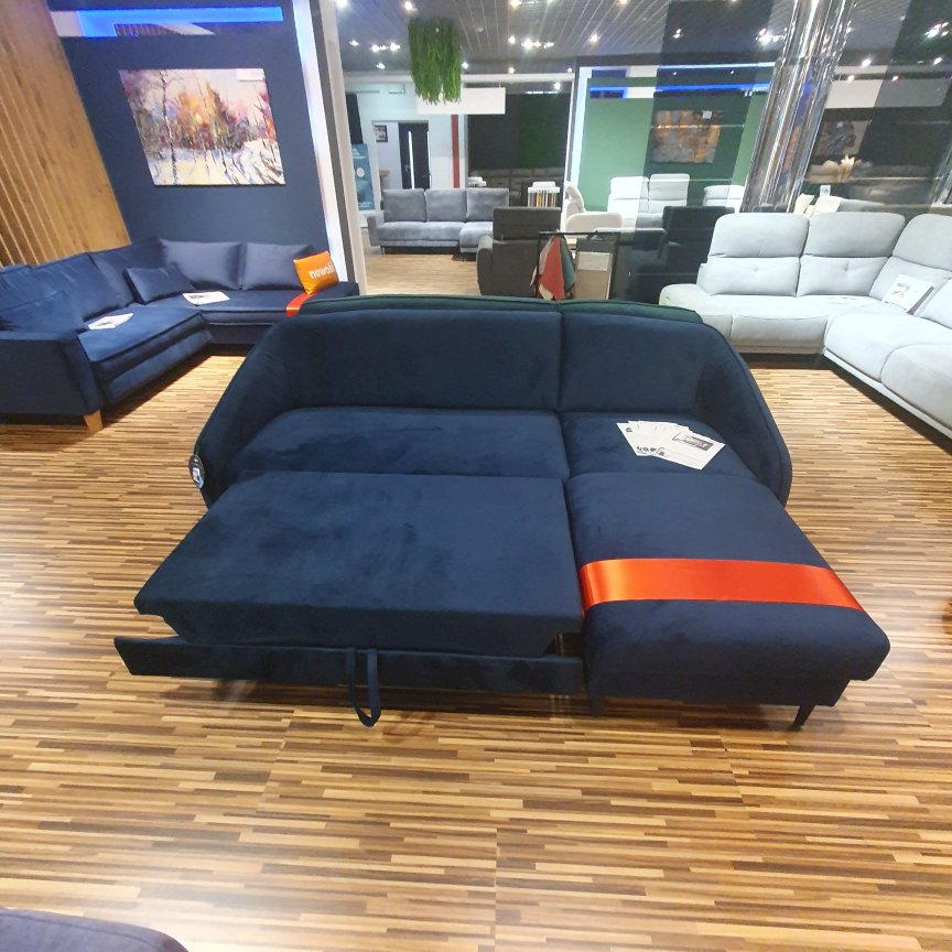 Mateo - narożnik z funkcją spania i pojemnikiem, tk. Monolith 