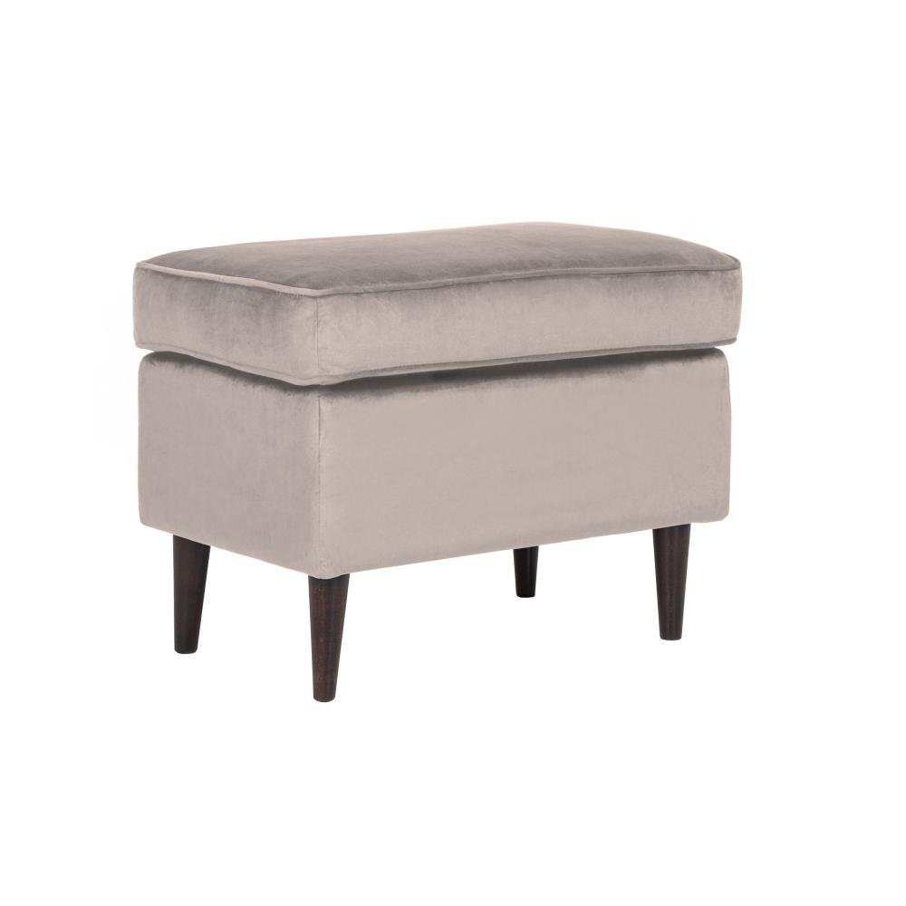 Podnóżek ron velvet beżowy bluvel 28 / wenge (p)