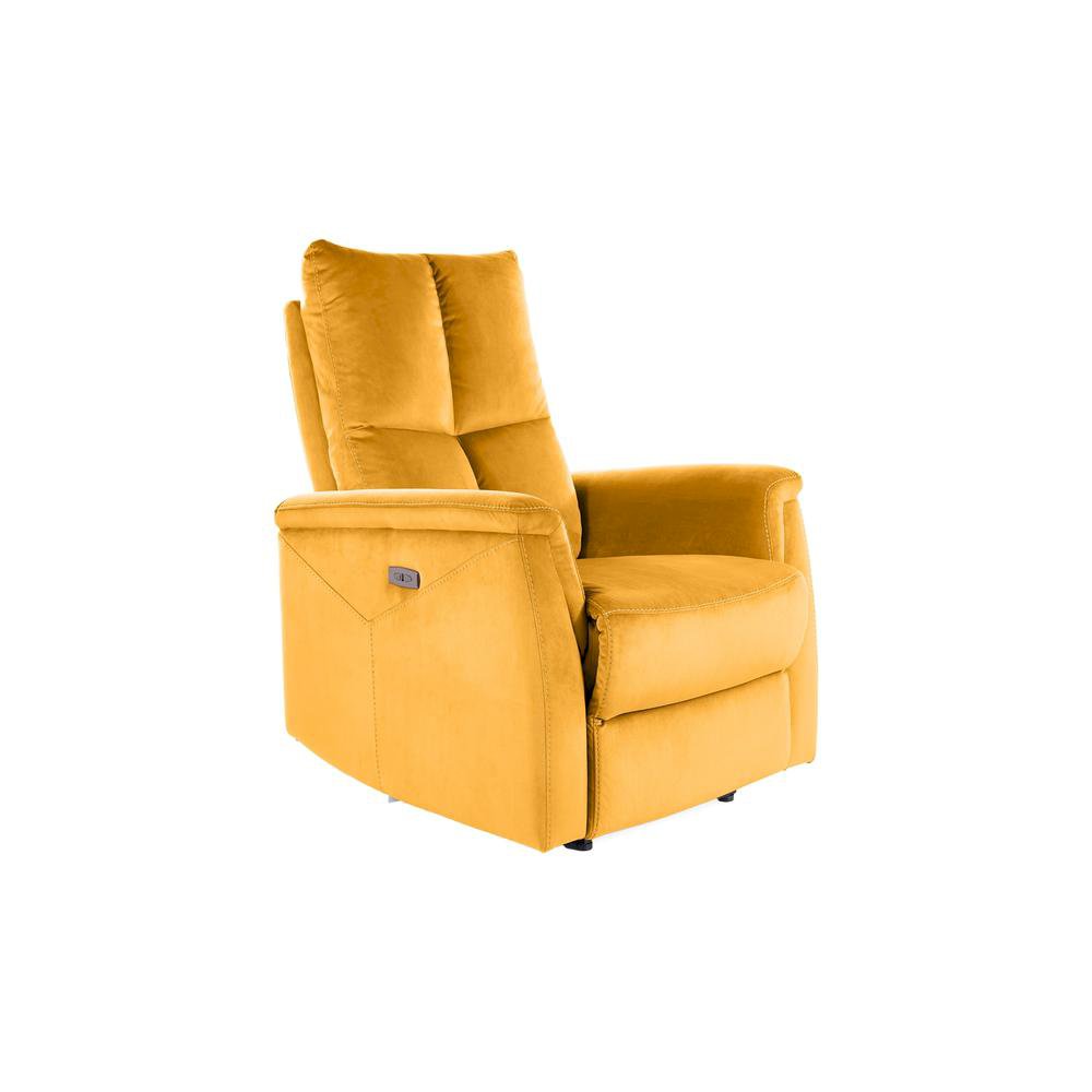 Fotel rozkładany neptun velvet curry bluvel 68