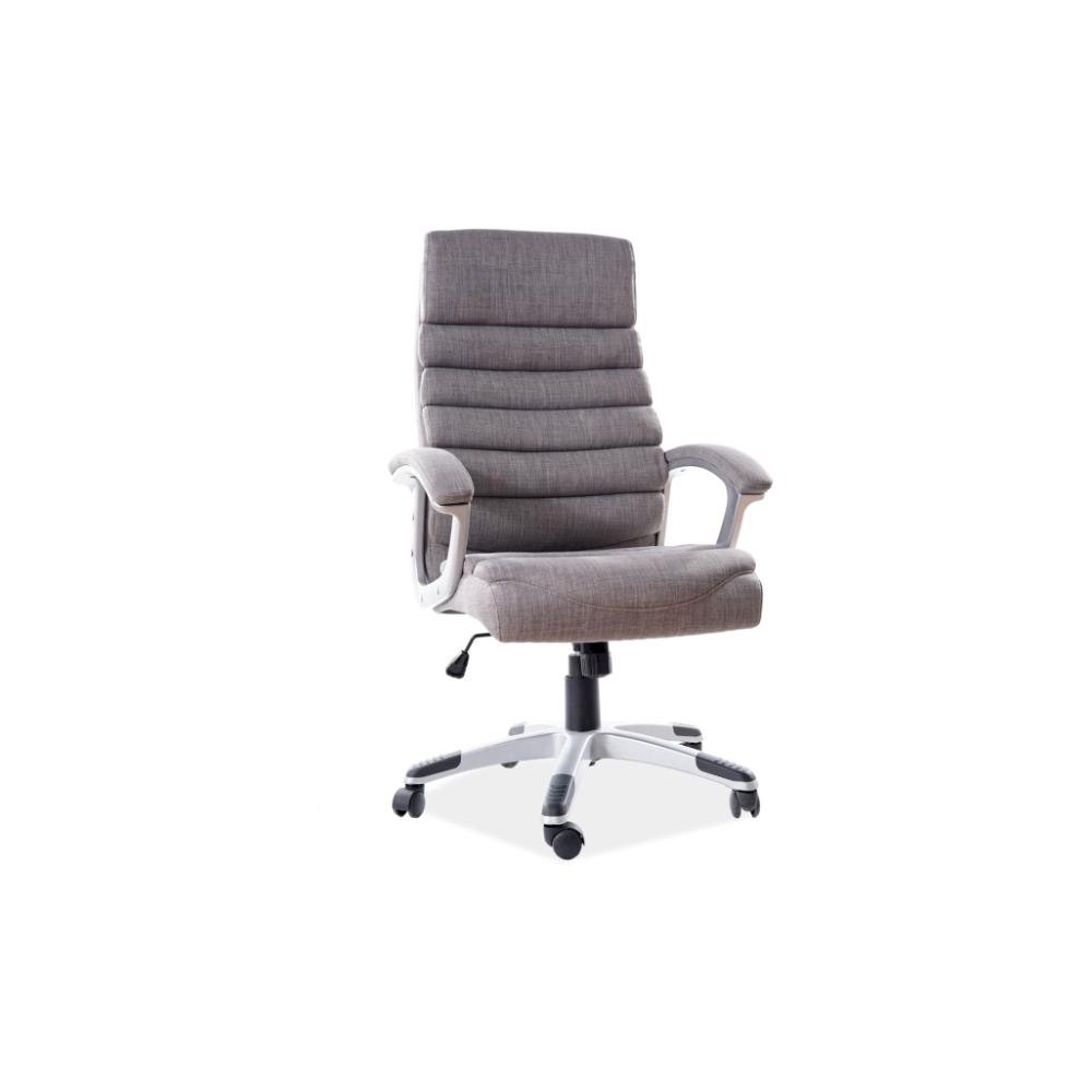 Fotel obrotowy q-087 szary materiał