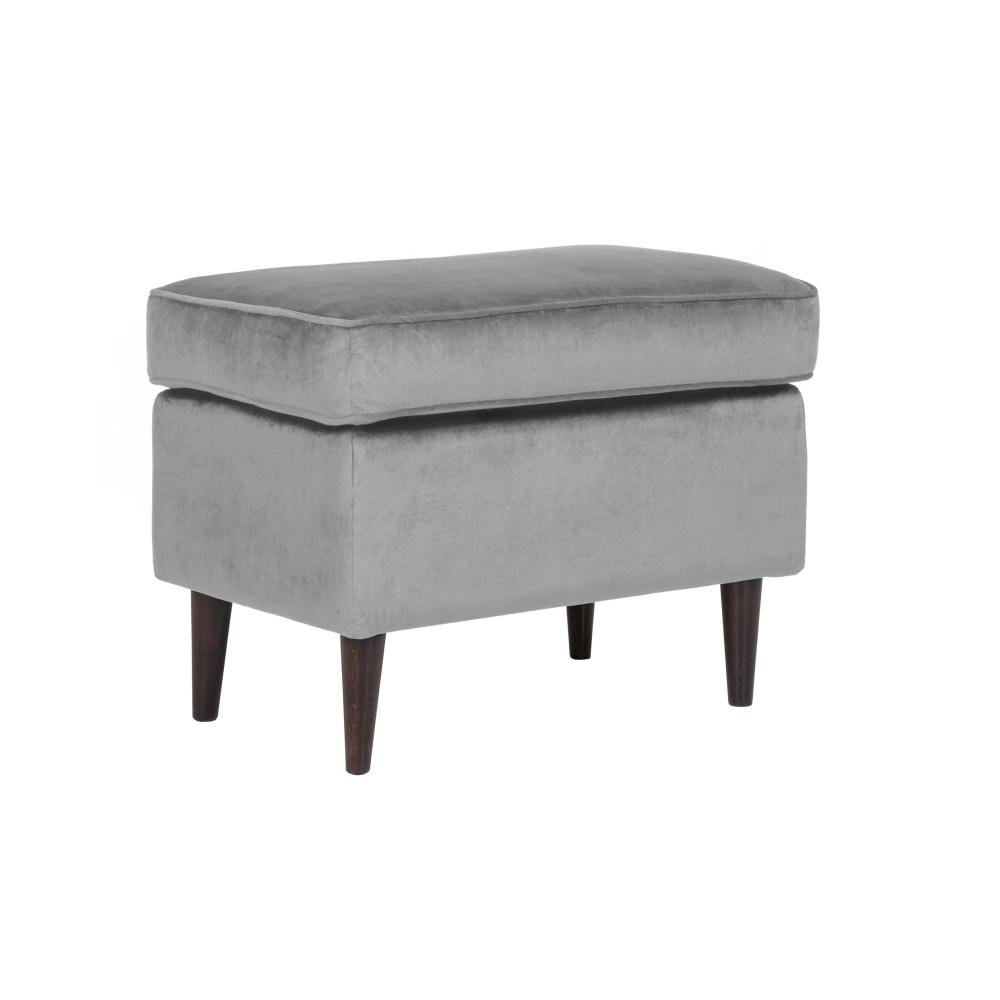 Podnóżek ron k velvet zielony bluvel 78 / wenge
