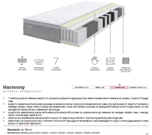 Sembella - Harmony H3 160 x 200 Sembella - Harmony H3 160 x 200