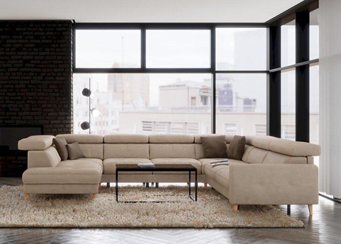 Bydgoskie Meble - Goya narożnik 1,5HT/BK- TE-1,5RF-1,5RF-TE-3F 