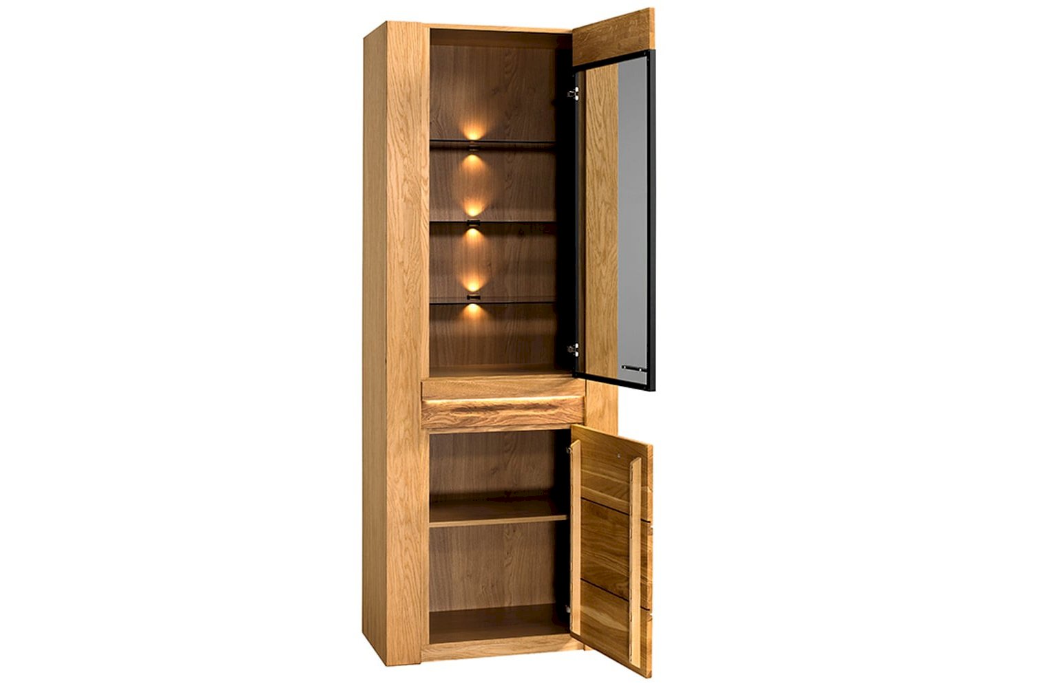 Szynaka - Velvet natura T11 Witryna 2-drzwiowa (prawa)