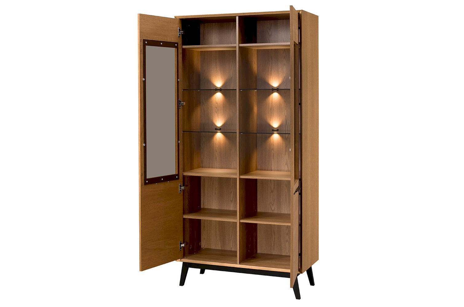 Szynaka Meble - Lazure 12 Witryna 2-drzwiowa z oświetleniem w standardzie