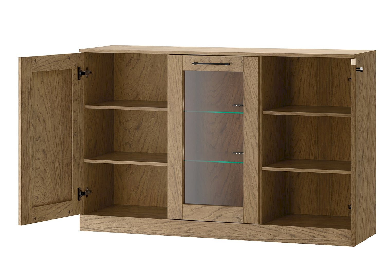 Szynaka Meble - Cozy 45 Komoda 3-drzwiowa z oświetleniem w standardzie