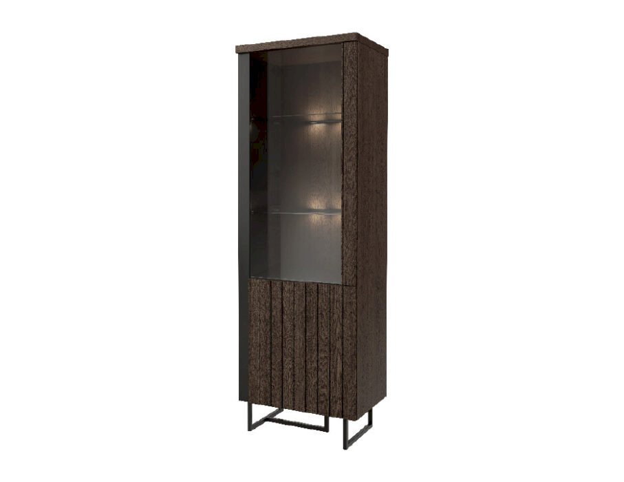 Mebin - Faros Witryna pojedyncza 1DS1D prawa z oświetleniem