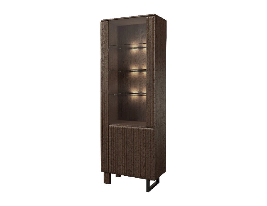 Mebin - Isla, Witryna pojedyncza 1DS1D lewa z oświetleniem