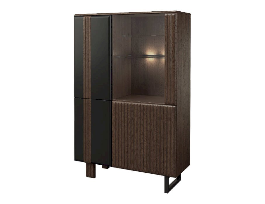 Mebin - Isla, Szafka z barkiem 1DS3D lewa z oświetleniem