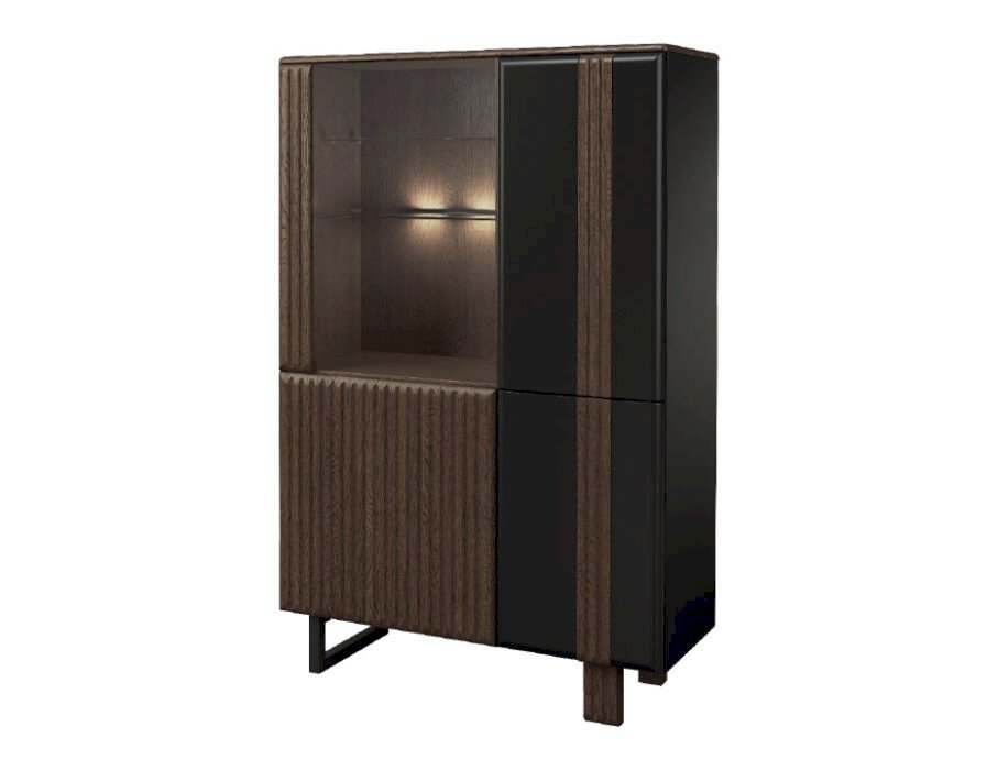 Mebin - Isla, Szafka z barkiem 1DS3D prawa z oświetleniem