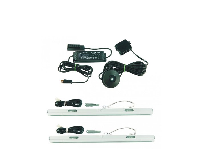 Szynaka - velle - oświetlenie -  3-l-bc-2-0400-02 zestaw oświetleniowy półki szklanej (velle 15)