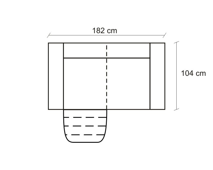 Etap sofa - urbano - sofa 2 rf  z funkcją relaks manualną lewą...