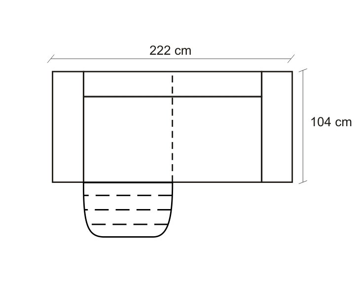 Etap sofa - urbano - sofa 3rf z funkcja relaks rf elektryczną lewą...