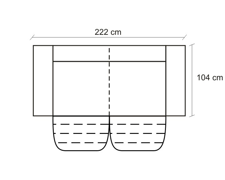 Etap sofa - urbano - sofa 3 z funkcją relaks manualną (z 2xrf)...