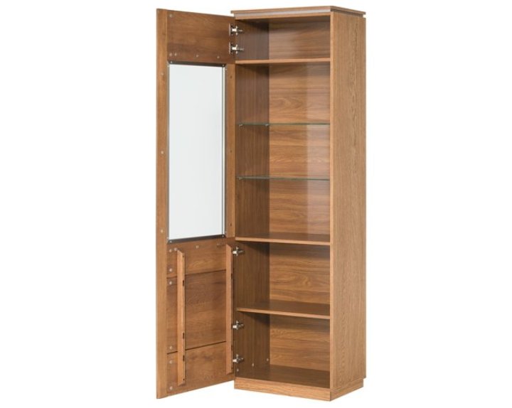 Szynaka - montenegro 10 witryna 1-drzwiowa (lewa, oświetlenie opcjonalne) 