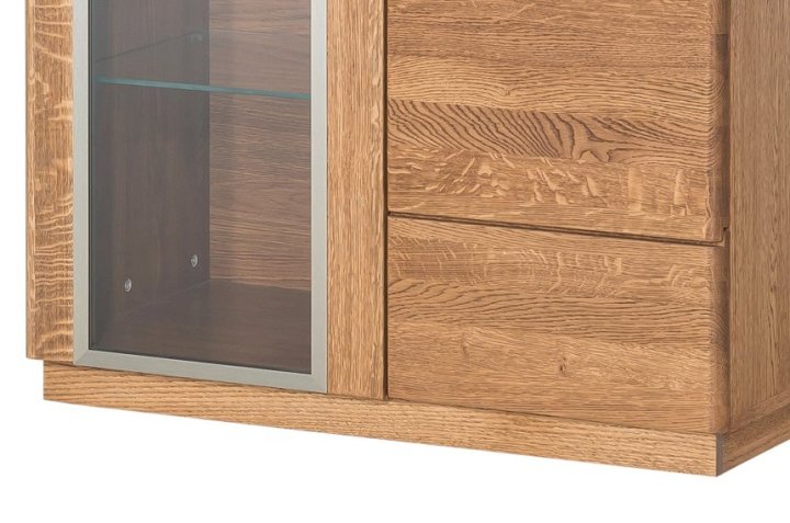 Szynaka - montenegro 15 witryna 2-drzwiowa (niska, oświetlenie opcjonalne)