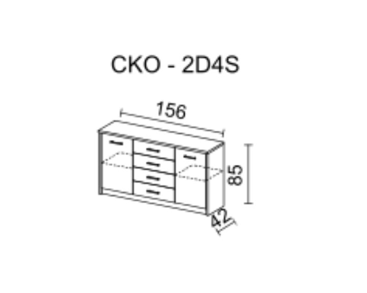 Stolwit - cremona - komoda dwudrzwiowa