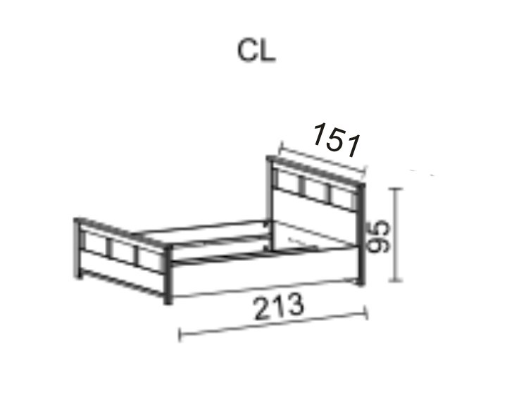 Stolwit - cremona - łoże 140 bez pojemnika
